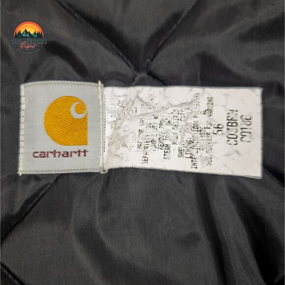 Carhartt Arctic Quilt Lined Jacket Brown Vintage Outdoor Workwear Mens Size 3XL - Picture 8 of 16